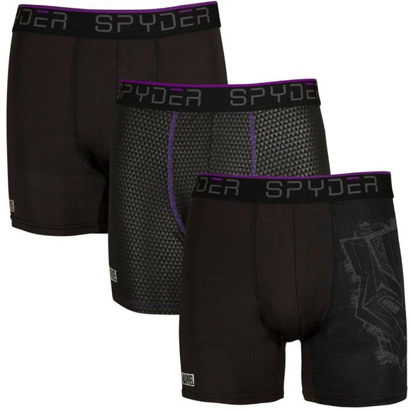 Black Panther Spyder Boxer Brief Underwear Marvel - Picture 13 of 13